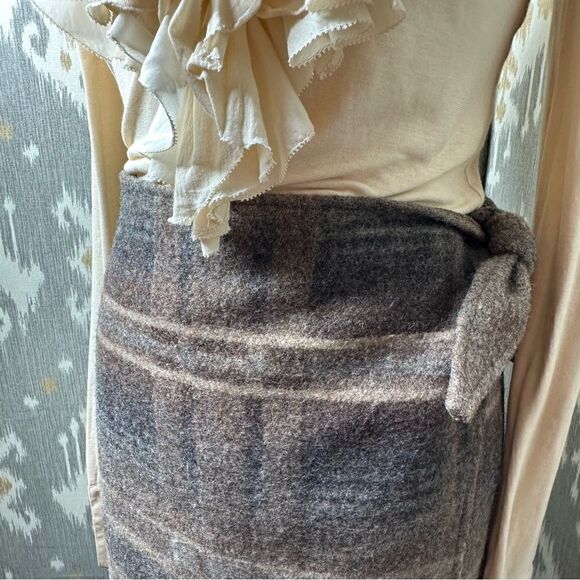 Ralph Lauren Vintage Neutral Beacon Blanket Two Piece Skirt Suit - Picture 8 of 16